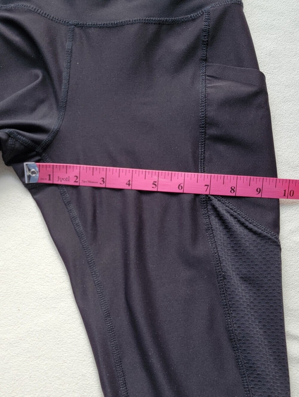 Xersion Black High-Rise Leggings with Side Pockets - Picture 7 of 13